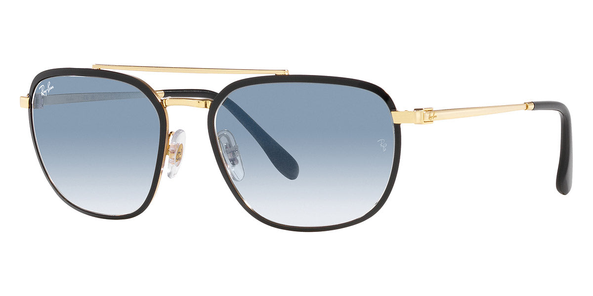 RAY-BAN SUNGLASSES - RB3708 90003F 59 - Black on Gold