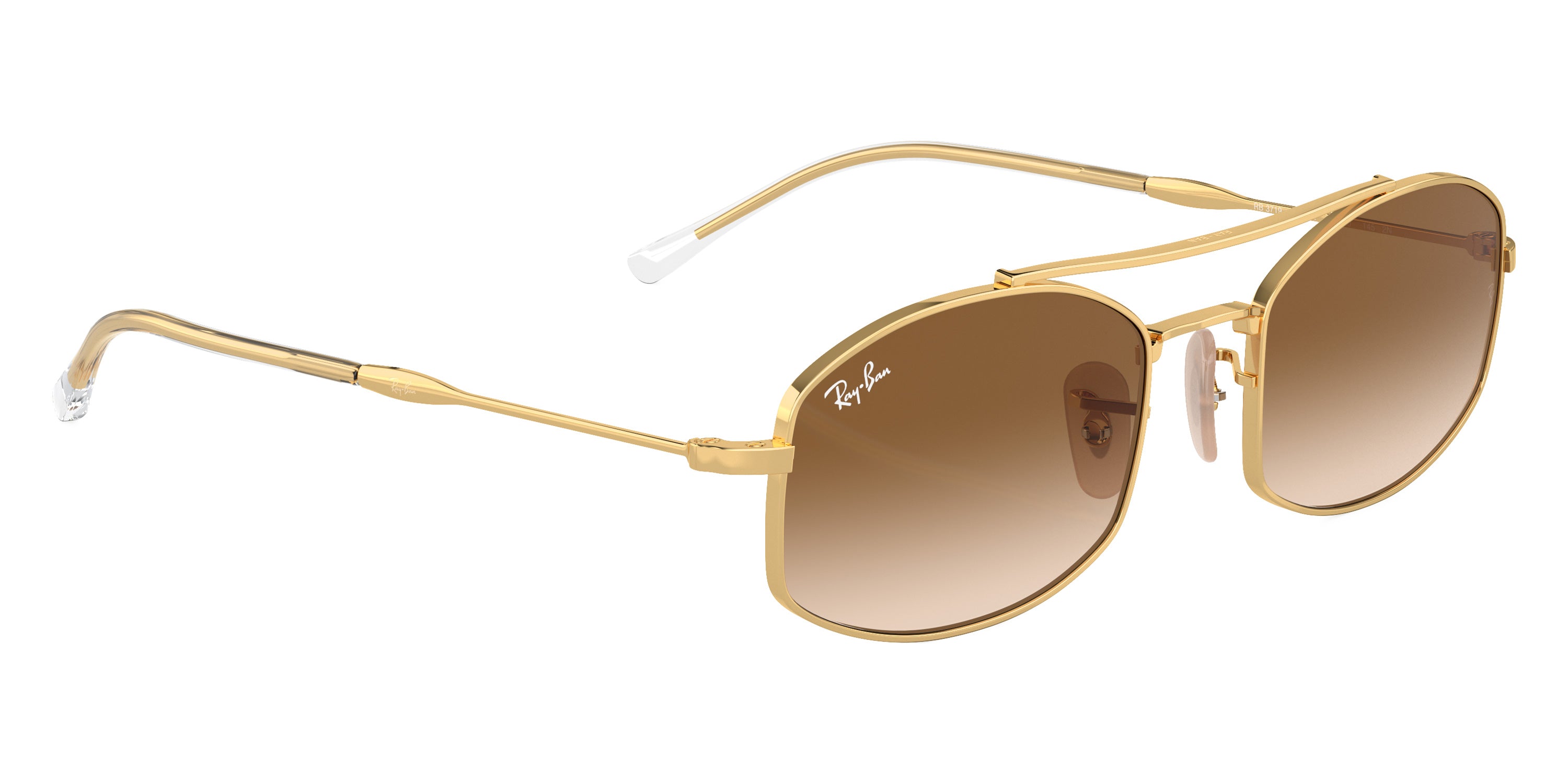 RAY-BAN SUNGLASSES - RB3719 001/51 51 - Gold