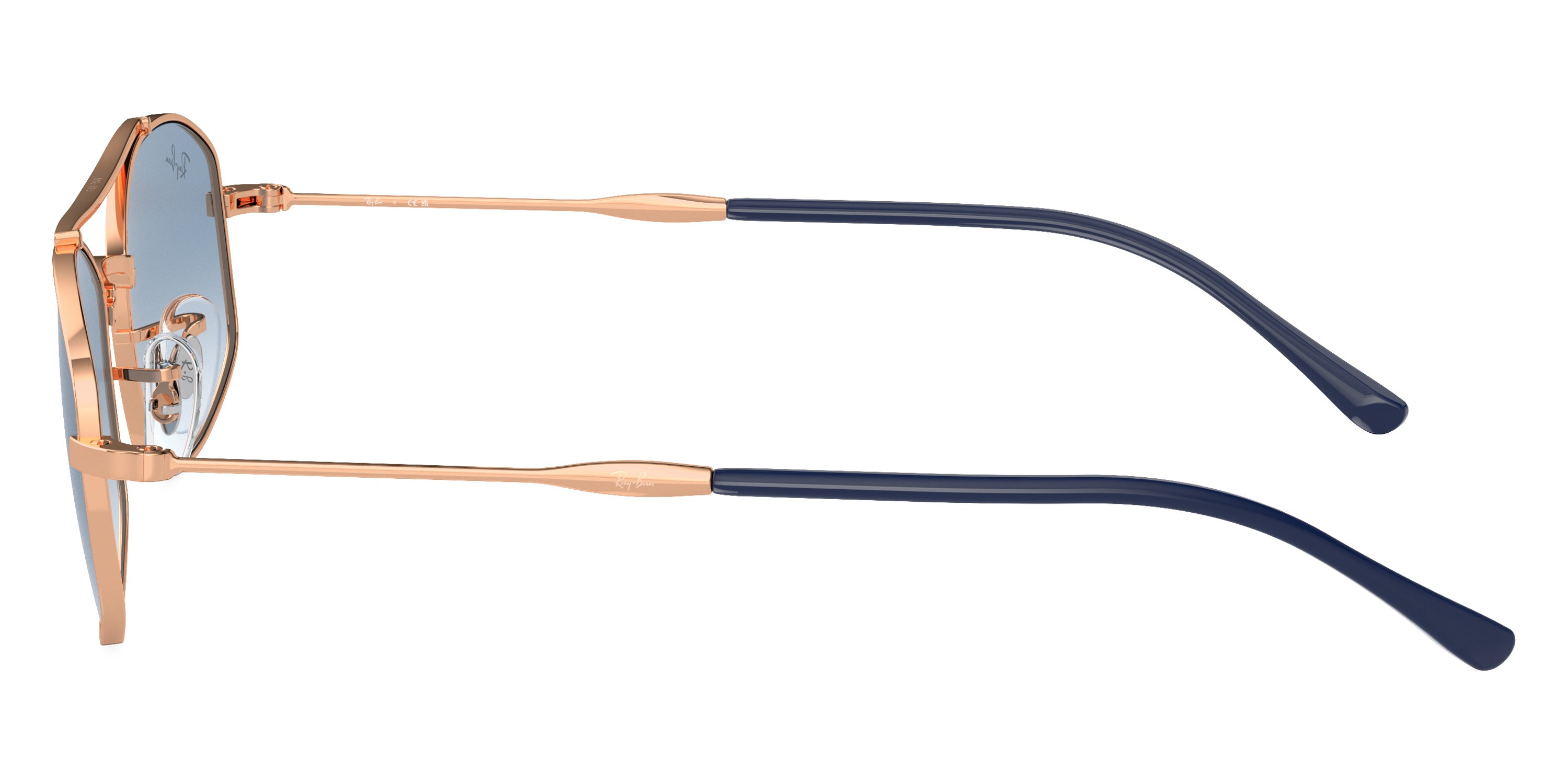 RAY-BAN SUNGLASSES - RB3719 92623F 51 - Rose Gold