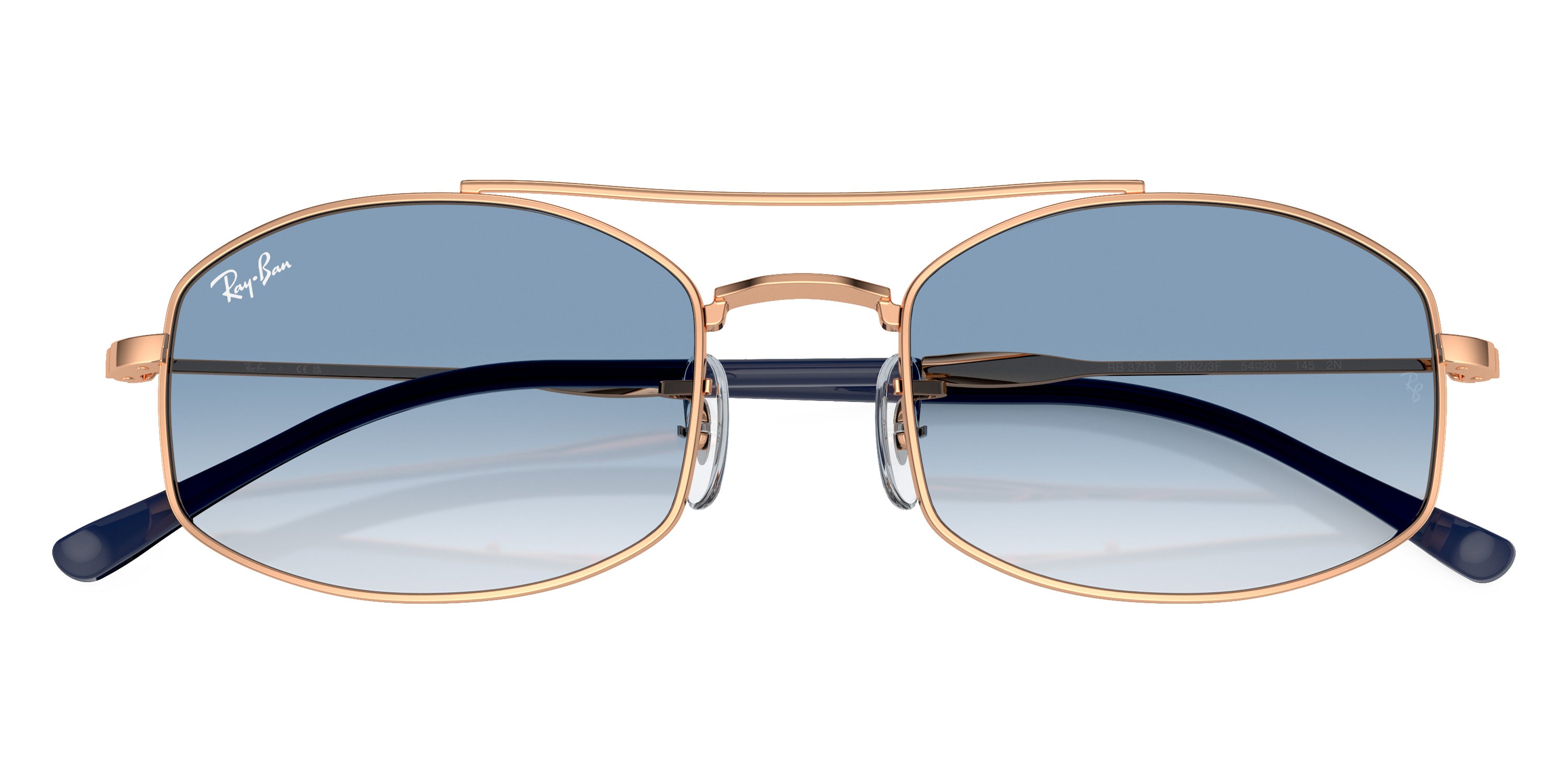 RAY-BAN SUNGLASSES - RB3719 92623F 54 - Rose Gold