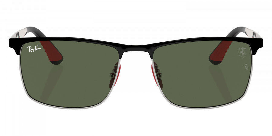 RAY-BAN SUNGLASSES - RB3726M F06071 57 - Black on Silver