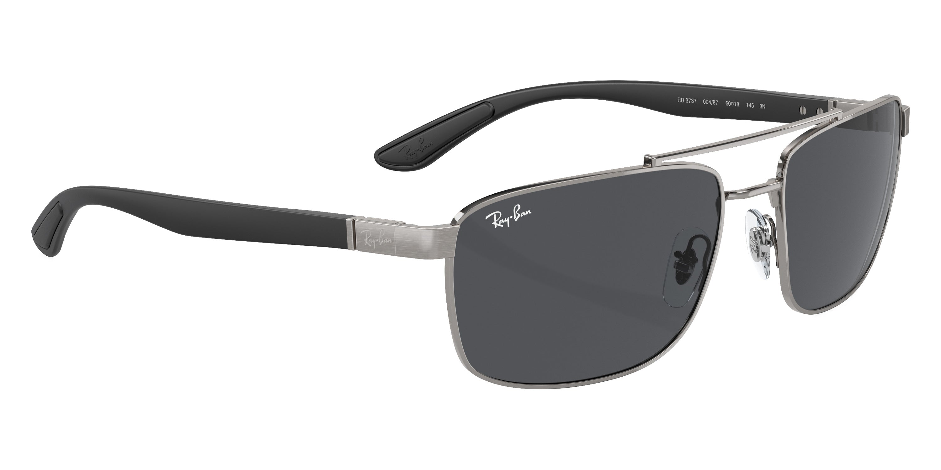RAY-BAN SUNGLASSES - RB3737 004/87 60 - Gunmetal/Gray