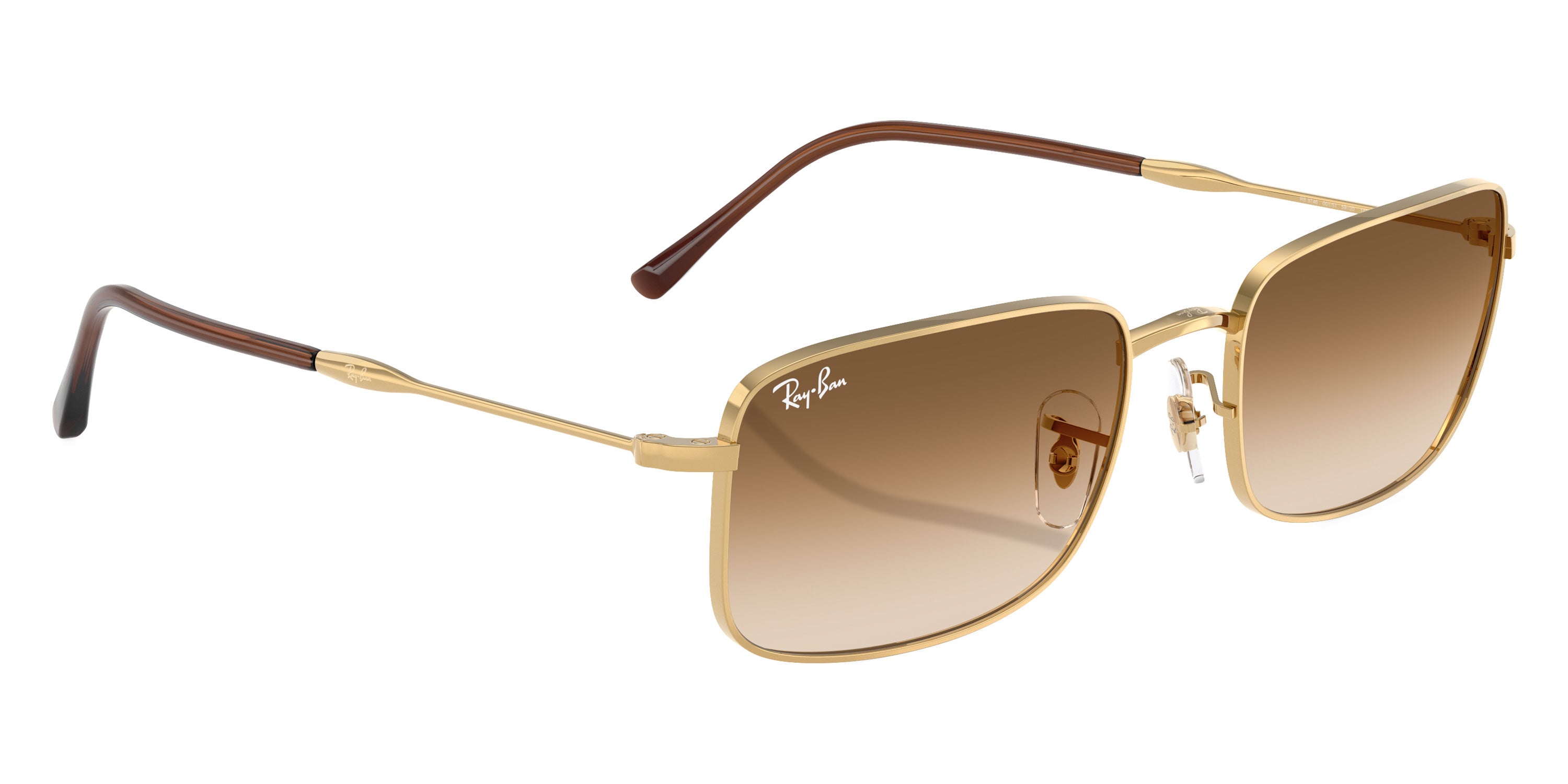 RAY-BAN SUNGLASSES - RB3746 001/51 56 - Arista Gold
