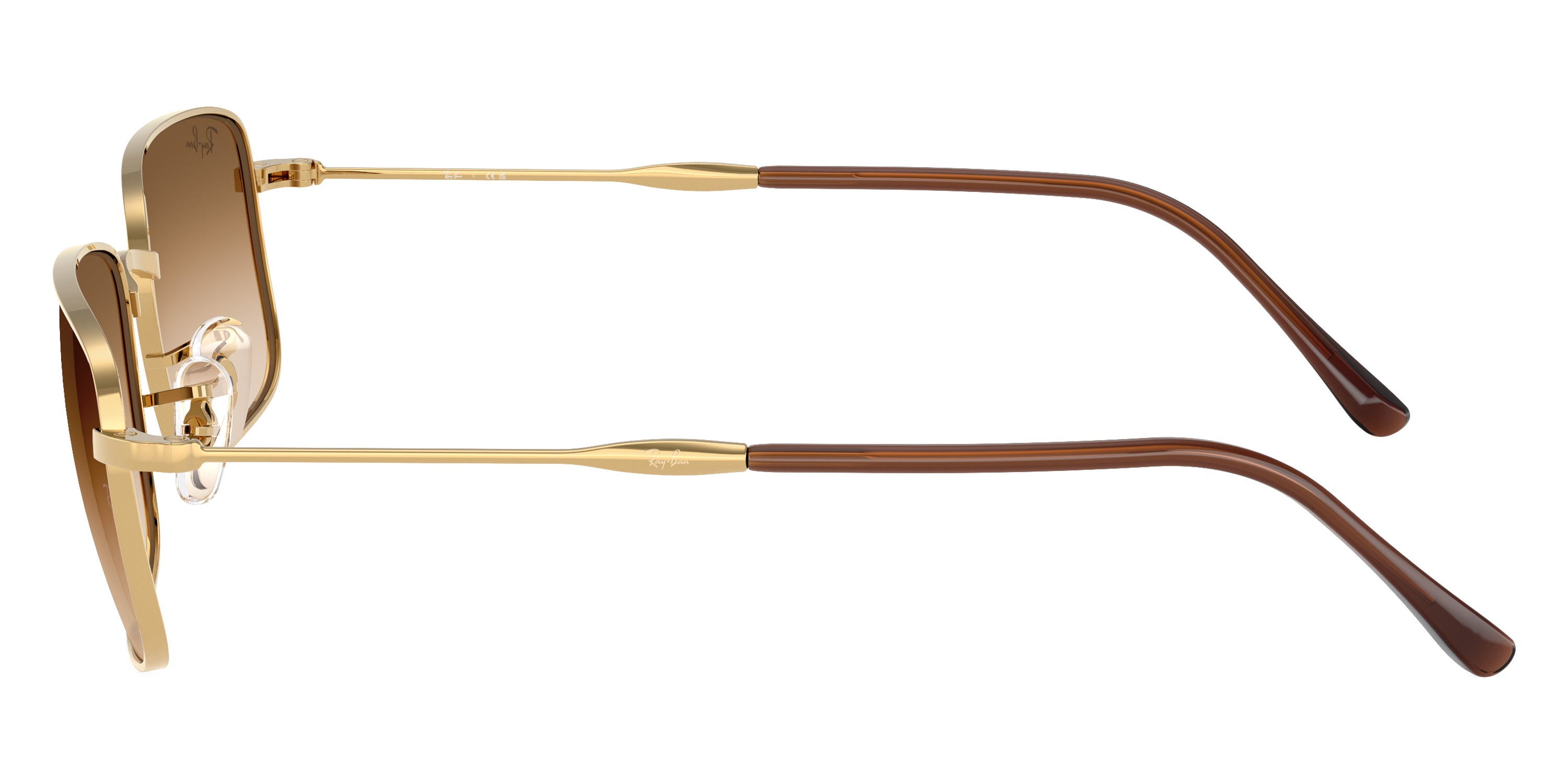 RAY-BAN SUNGLASSES - RB3746 001/51 56 - Arista Gold