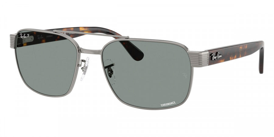 RAY-BAN SUNGLASSES - RB3751CH 004/3R 58 - Gunmetal/Havana