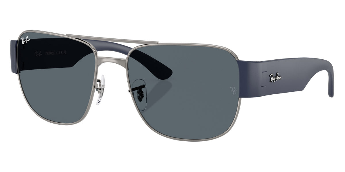 RAY-BAN SUNGLASSES - RB3756 004/R5 59 - Gunmetal/Sand Dark Blue