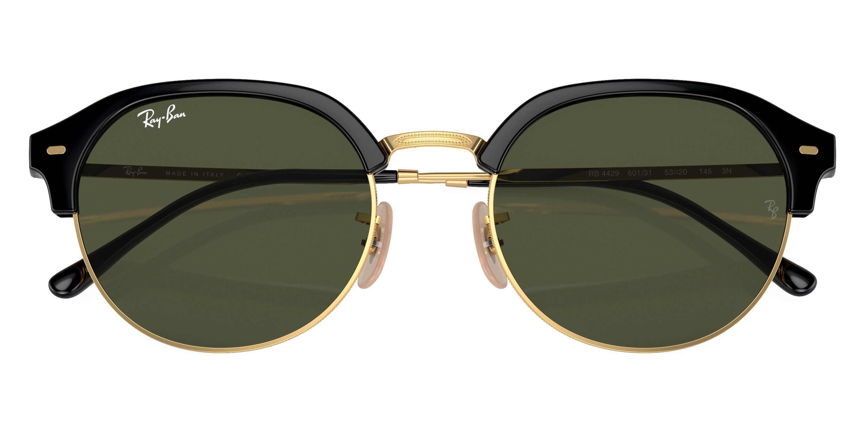 RAY-BAN SUNGLASSES - RB4429 601/31 55 - Black on Gold