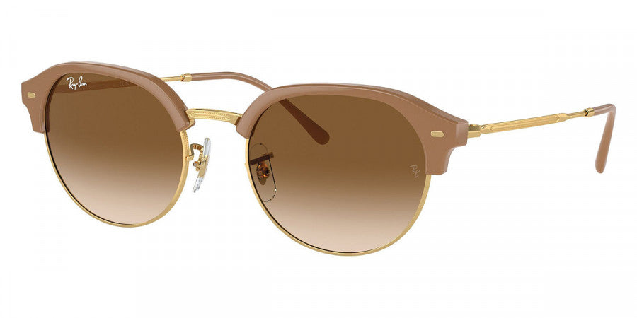 RAY-BAN SUNGLASSES - RB4429 Beige on Gold