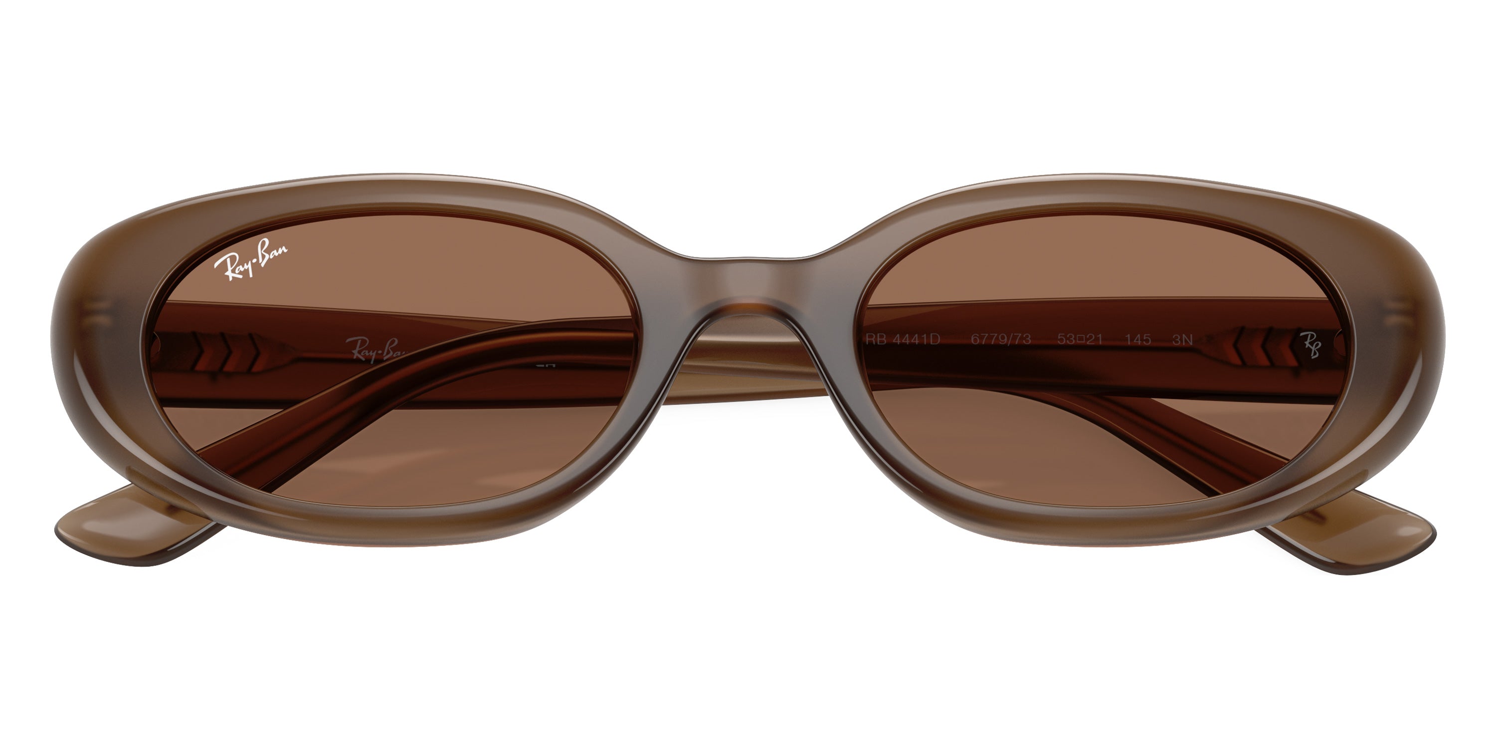 RAY-BAN SUNGLASSES - RB4441D 677973 53 - Opal Brown