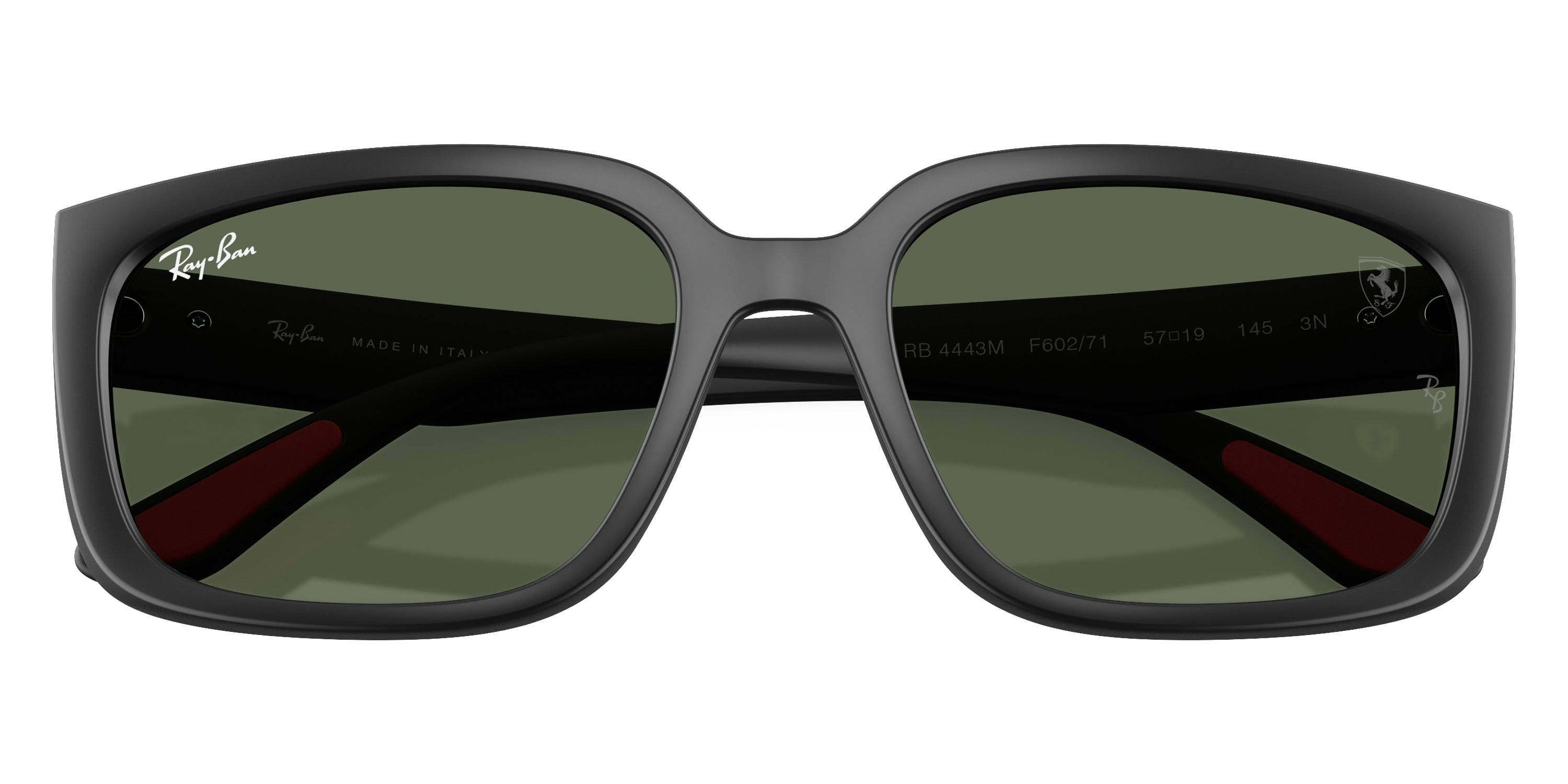 RAY-BAN SUNGLASSES - RB4443M F60271 57 - Black/Matte Black