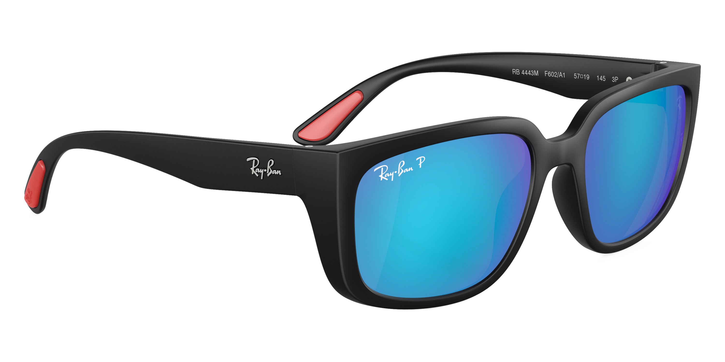 RAY-BAN SUNGLASSES - RB4443M F602A1 57 - Black/Matte Black