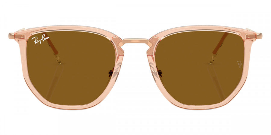 RAY-BAN SUNGLASSES - RB4451 680133 53 - Transparent Beige/Rosegold