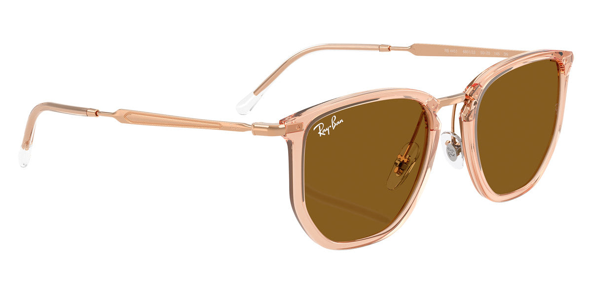RAY-BAN SUNGLASSES - RB4451 680133 53 - Transparent Beige/Rosegold