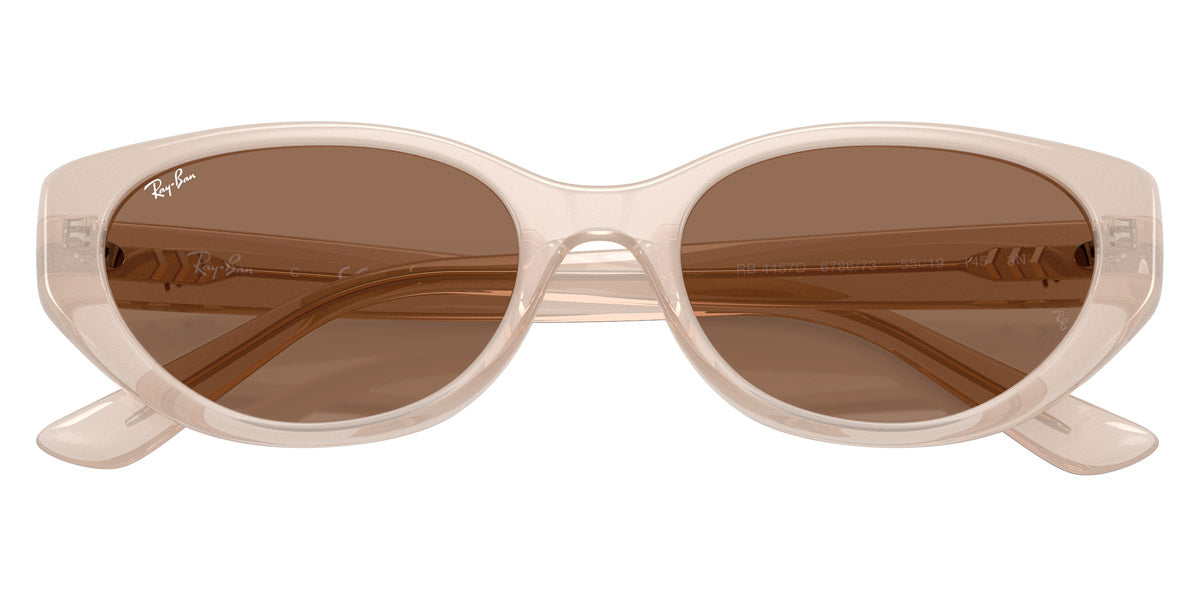 RAY-BAN SUNGLASSES - RB4457D 678673 55 - OPAL BEIGE