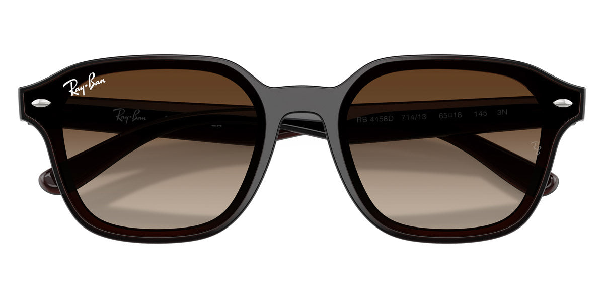 RAY-BAN SUNGLASSES - RB4458D 714/13 65 - Transparent Dark Brown