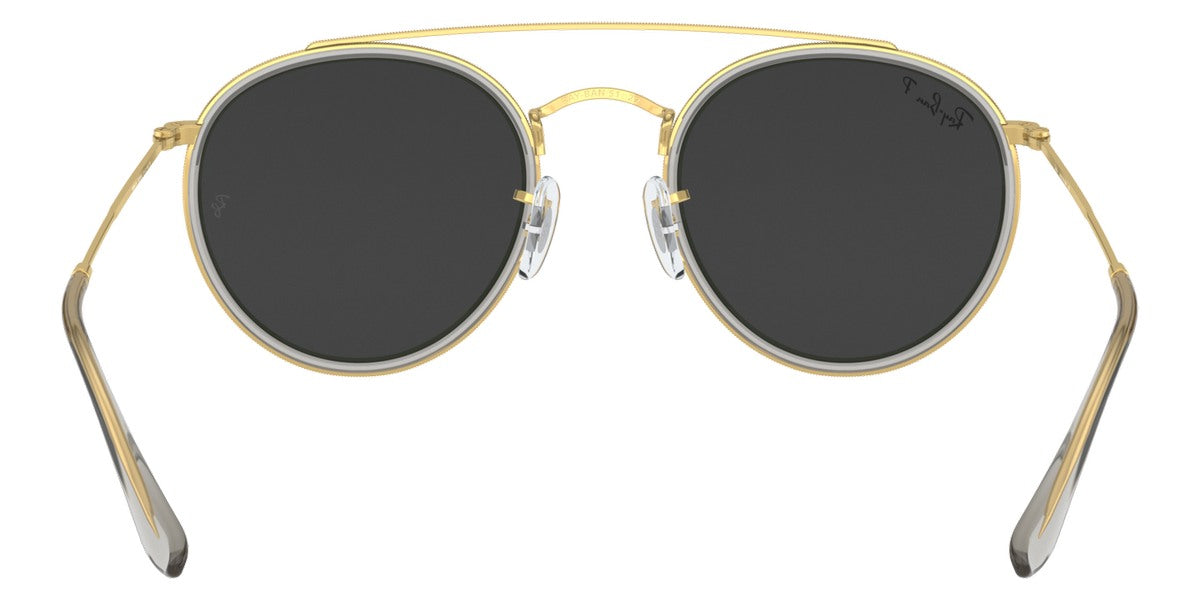 RAY-BAN SUNGLASSES ROUND DOUBLE BRIDGE - RB3647N 921048 51 - Legend Gold