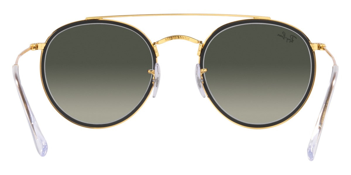 RAY-BAN SUNGLASSES ROUND DOUBLE BRIDGE - RB3647N Legend Gold
