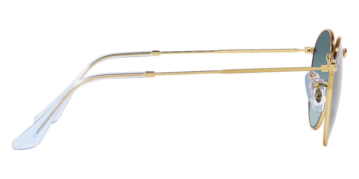 RAY-BAN SUNGLASSES ROUND METAL - RB3447 001/3M 50 - Gold