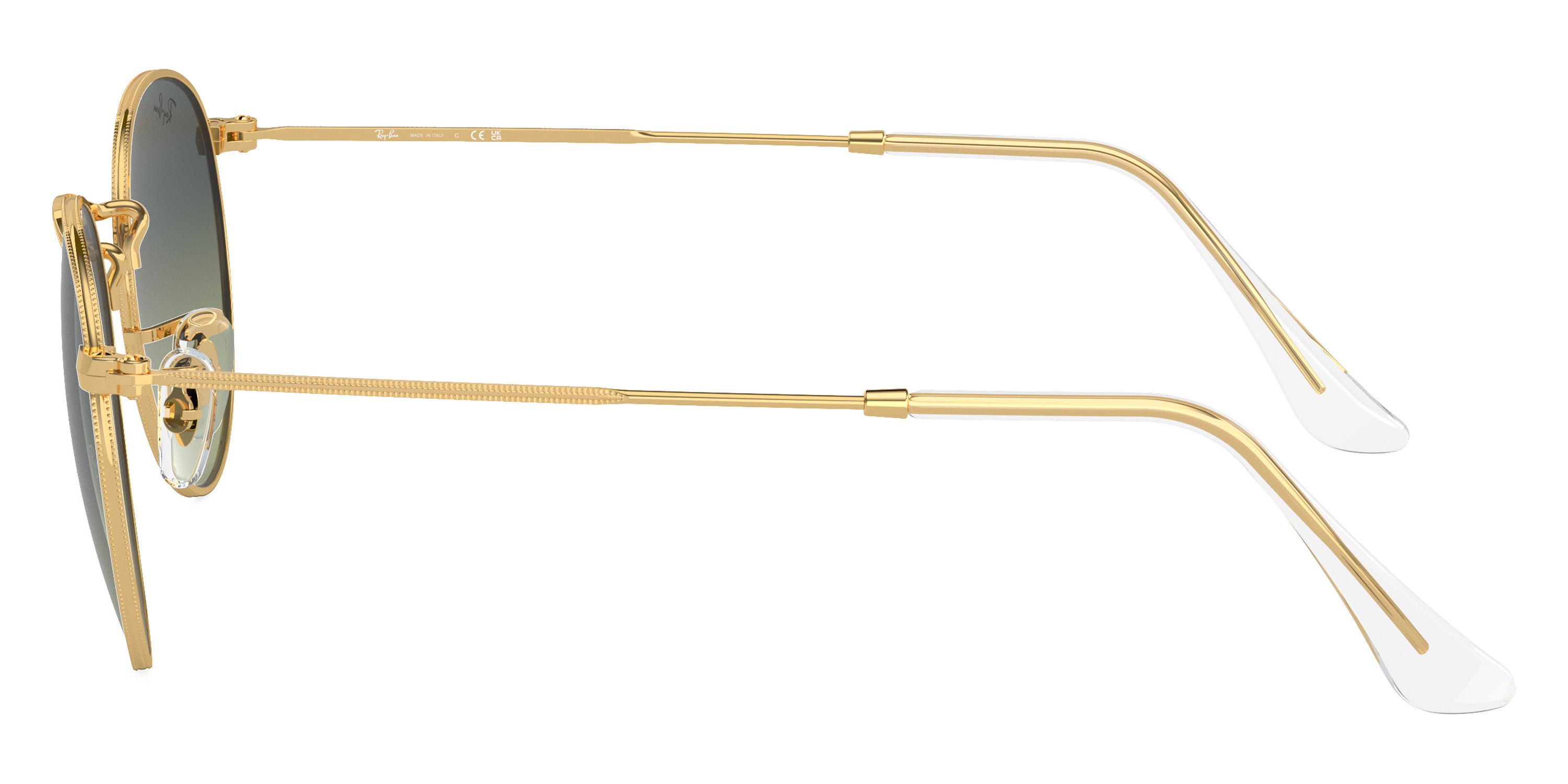 RAY-BAN SUNGLASSES ROUND METAL - RB3447 001/BH 53 - Gold