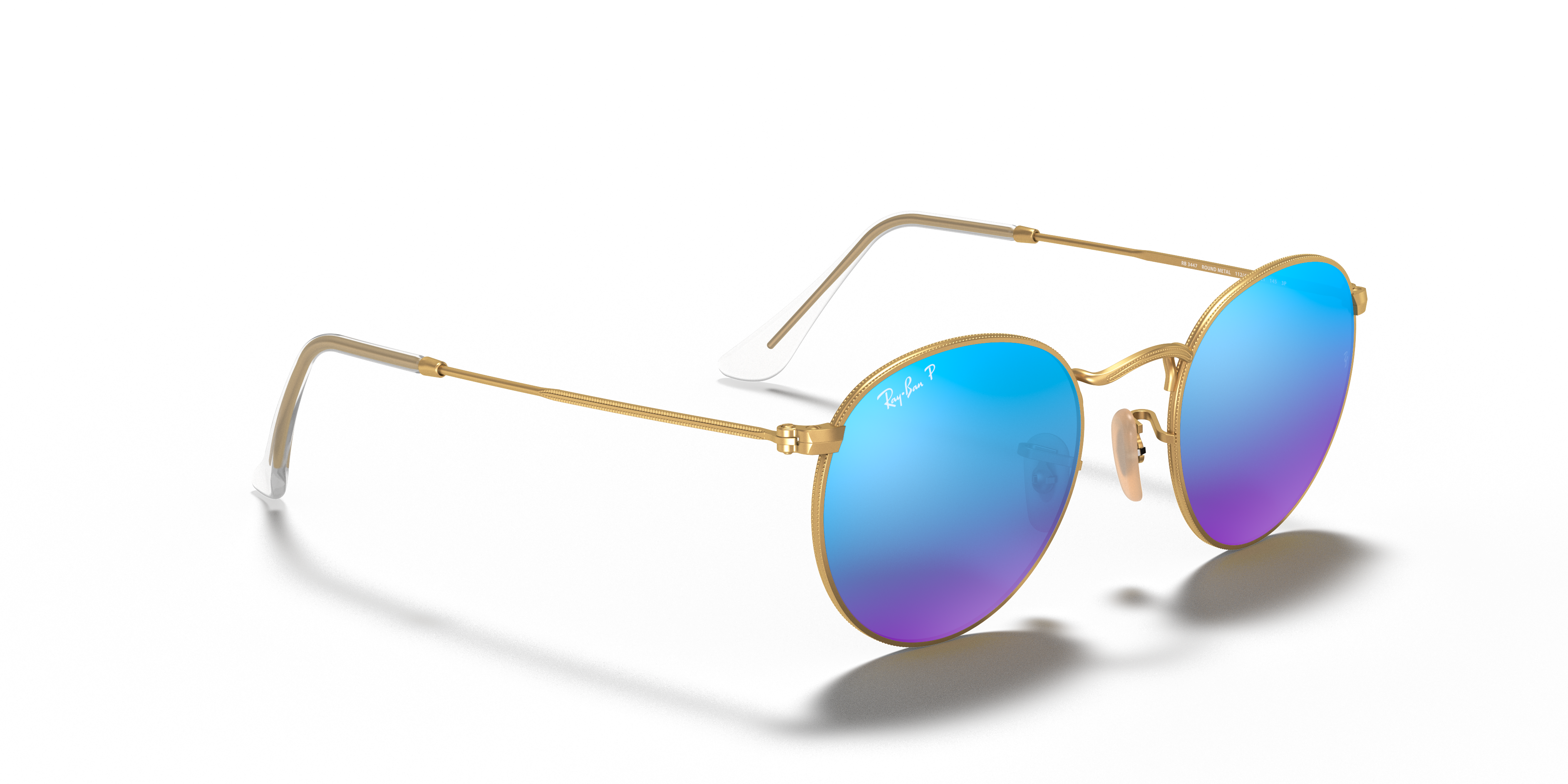 RAY-BAN SUNGLASSES ROUND METAL - RB3447 112/4L 50