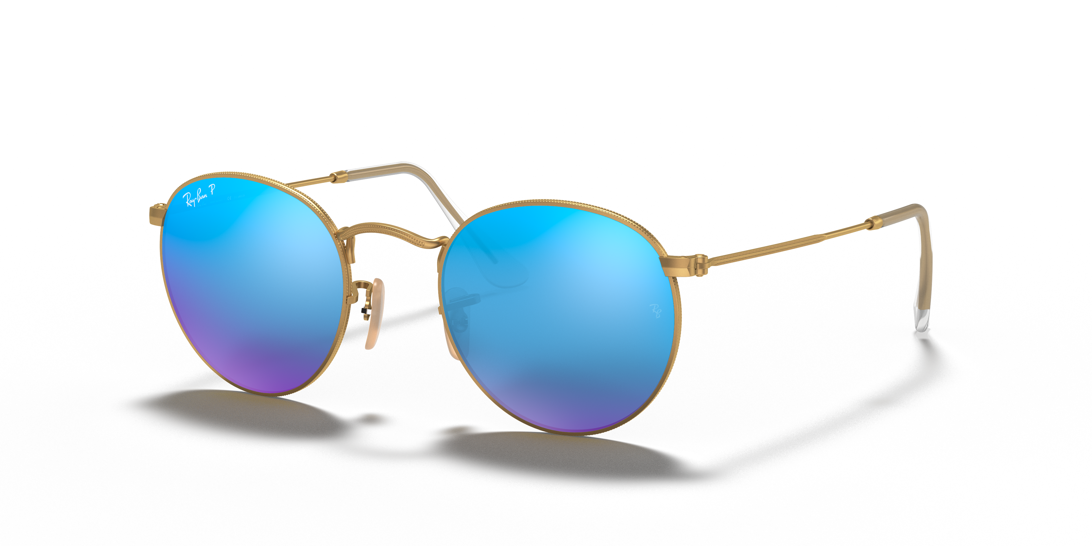 RAY-BAN SUNGLASSES ROUND METAL - RB3447 112/4L 50