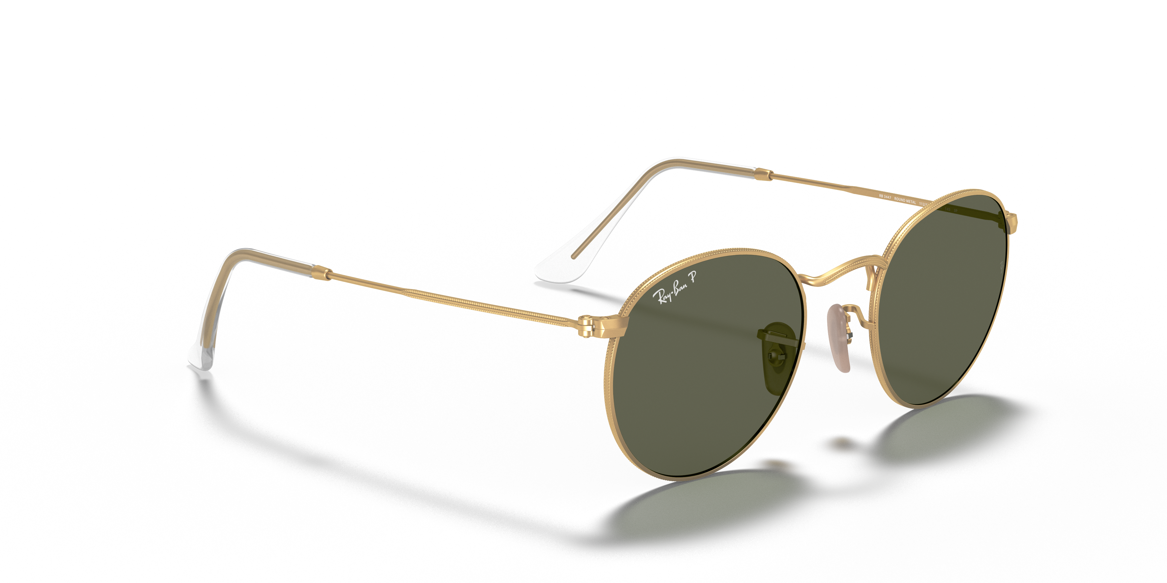 RAY-BAN SUNGLASSES ROUND METAL - RB3447 112/58 50