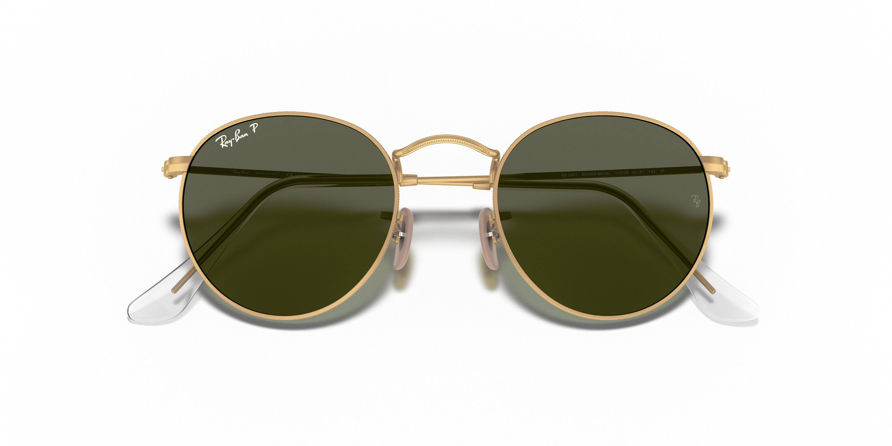 RAY-BAN SUNGLASSES ROUND METAL - RB3447 112/58 50