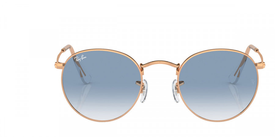 RAY-BAN SUNGLASSES ROUND METAL - RB3447 92023F 47 - Rose Gold