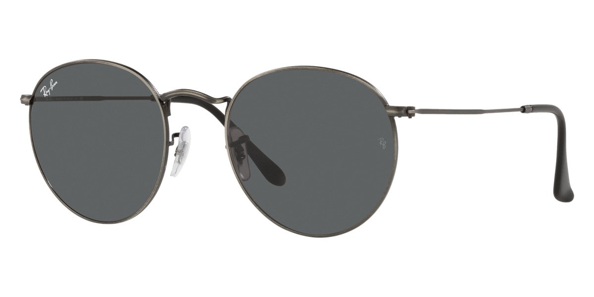 RAY-BAN SUNGLASSES ROUND METAL - RB3447 9229B1 50 - Antique Gunmetal