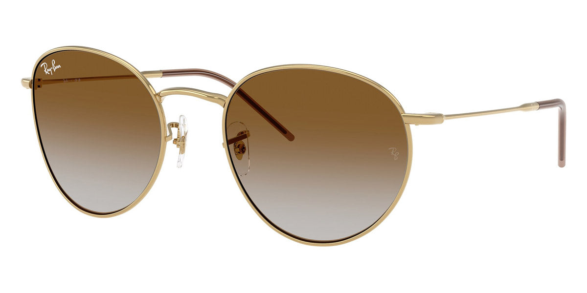 RAY-BAN SUNGLASSES ROUND REVERSE - RBR0103S 001/CB 53 - Arista Gold