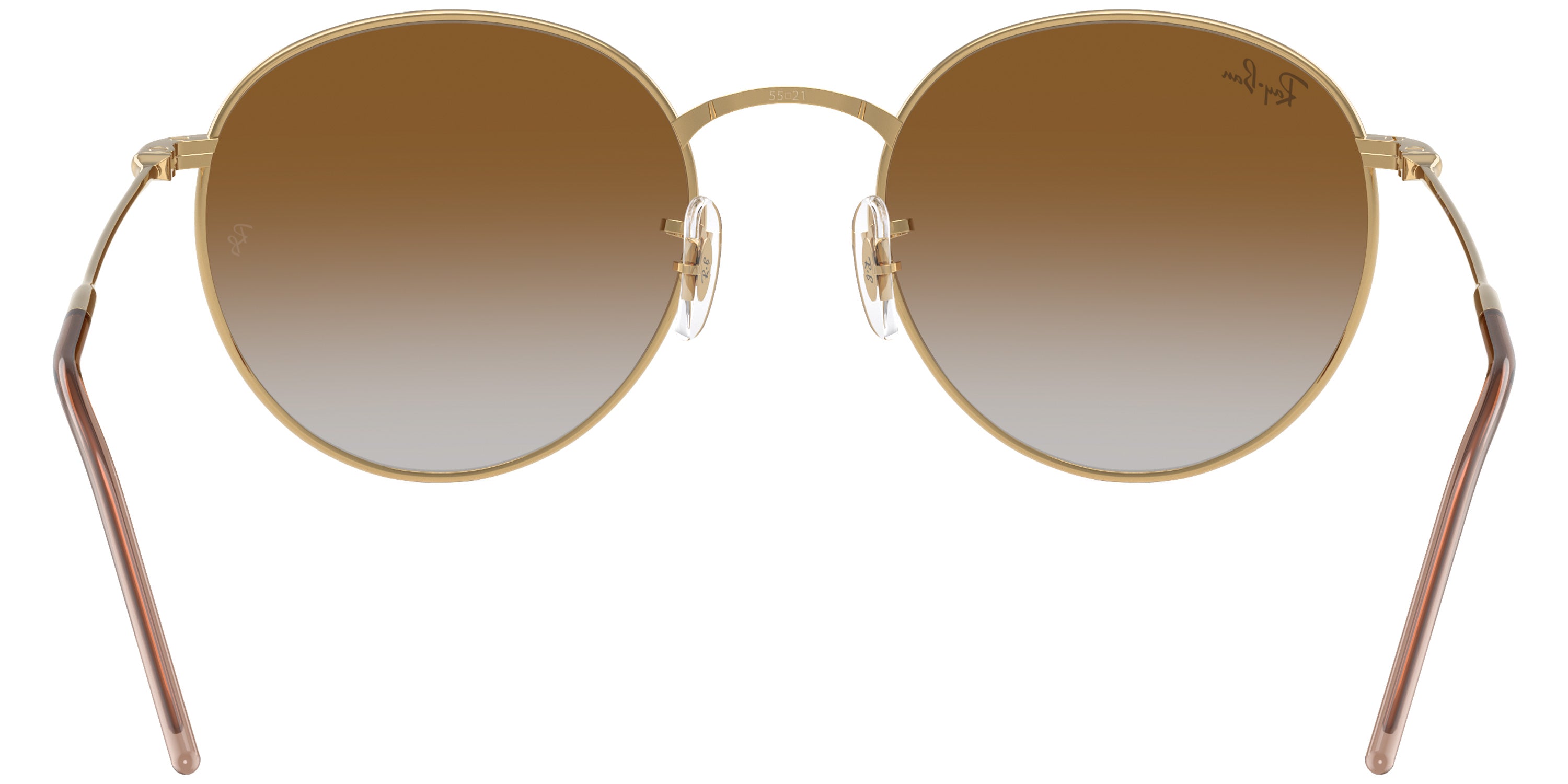 RAY-BAN SUNGLASSES ROUND REVERSE - RBR0103S 001/CB 53 - Arista Gold