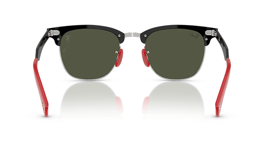 RAY-BAN SUNGLASSES SCUDERIA FERRARI - RB3807M F11031 51 - Brushed Black on Silver