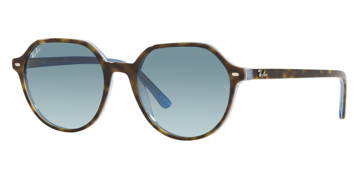 RAY-BAN SUNGLASSES THALIA - RB2195 13163M 51 - Havana On Light Blue
