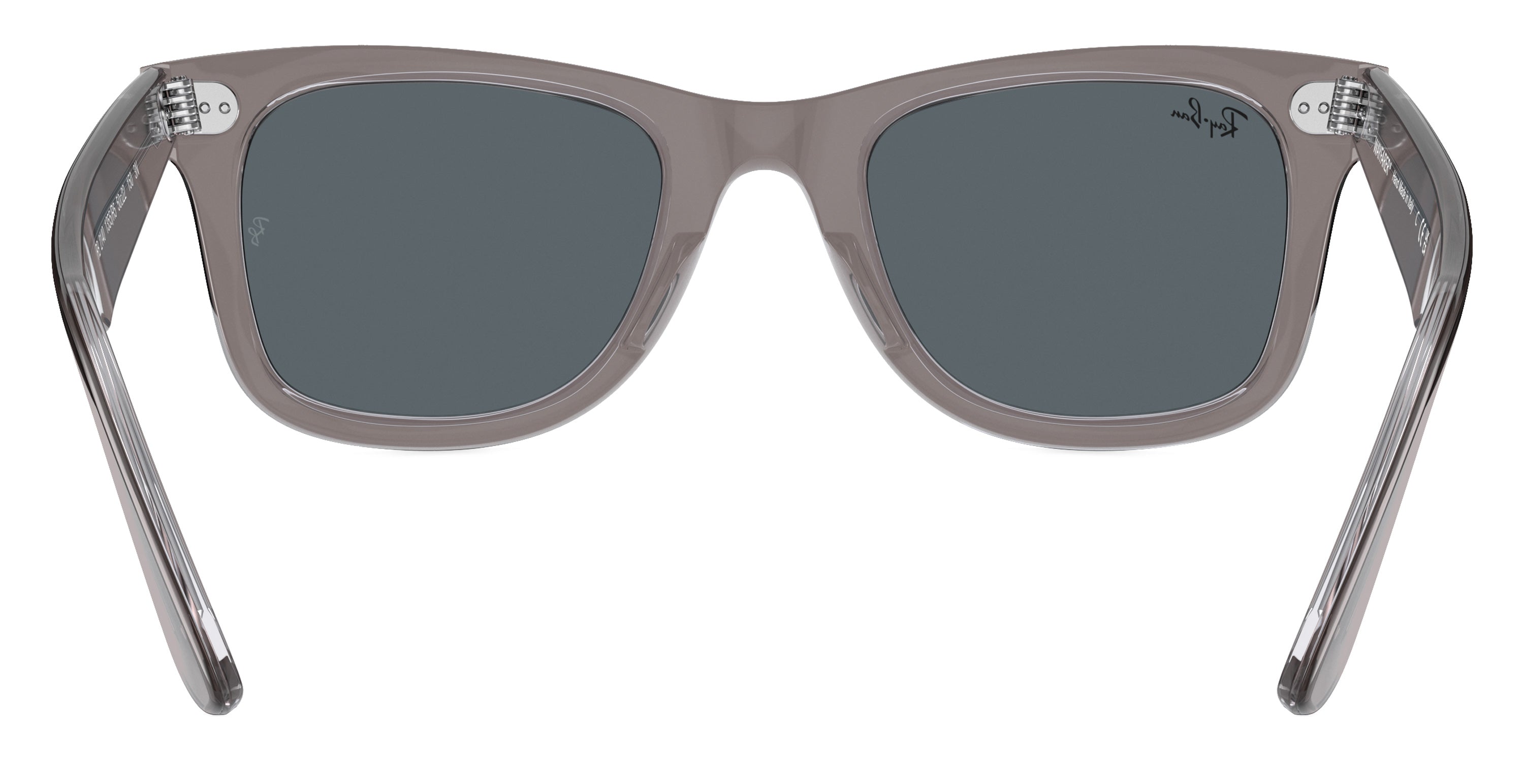 RAY-BAN SUNGLASSES WAYFARER - RB2140 1355R5 50 - Gray on Transparent