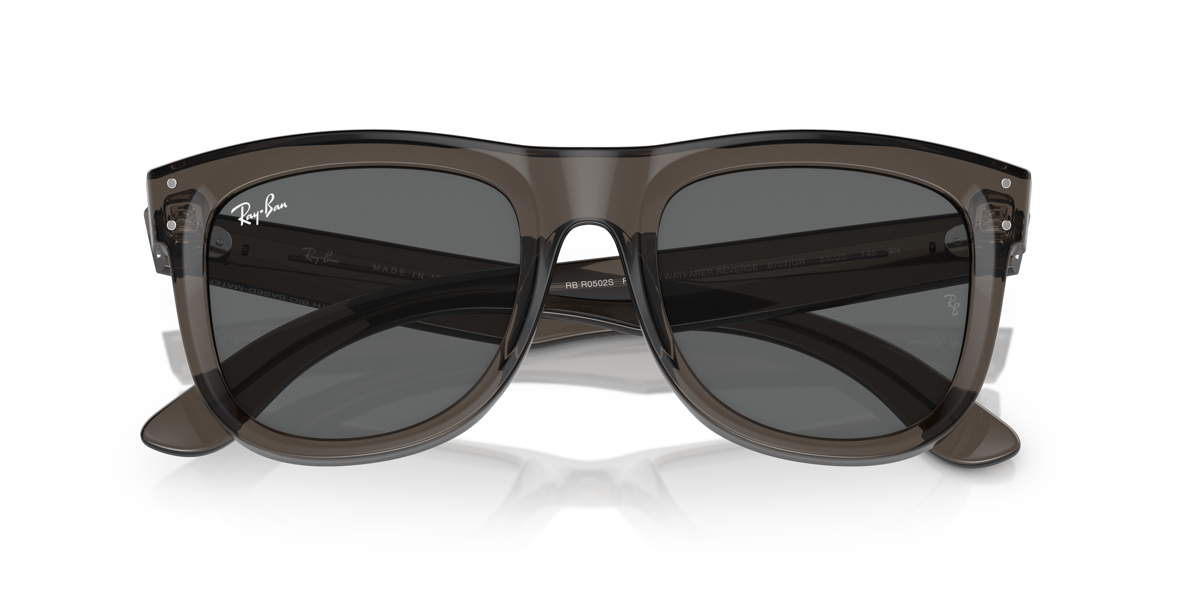 RAY-BAN SUNGLASSES WAYFARER REVERSE - RBR0502S 6707GR 50