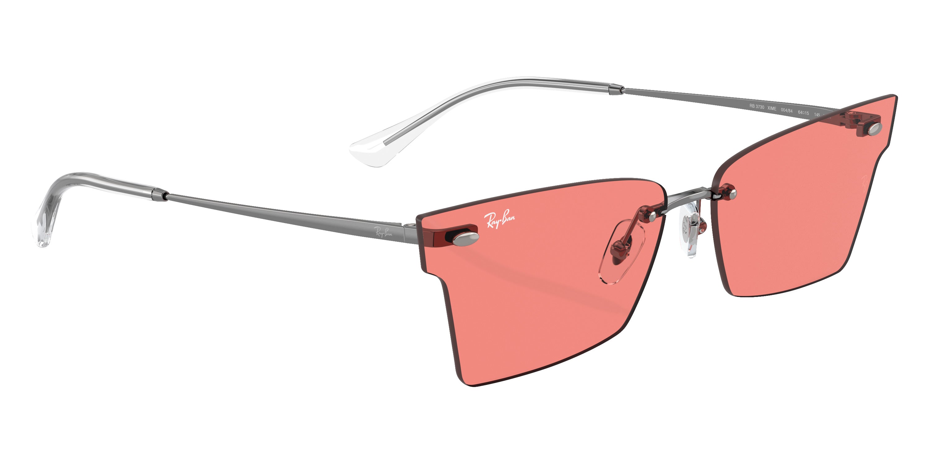 RAY-BAN SUNGLASSES XIME - RB3730 004/84 64 - Gunmetal