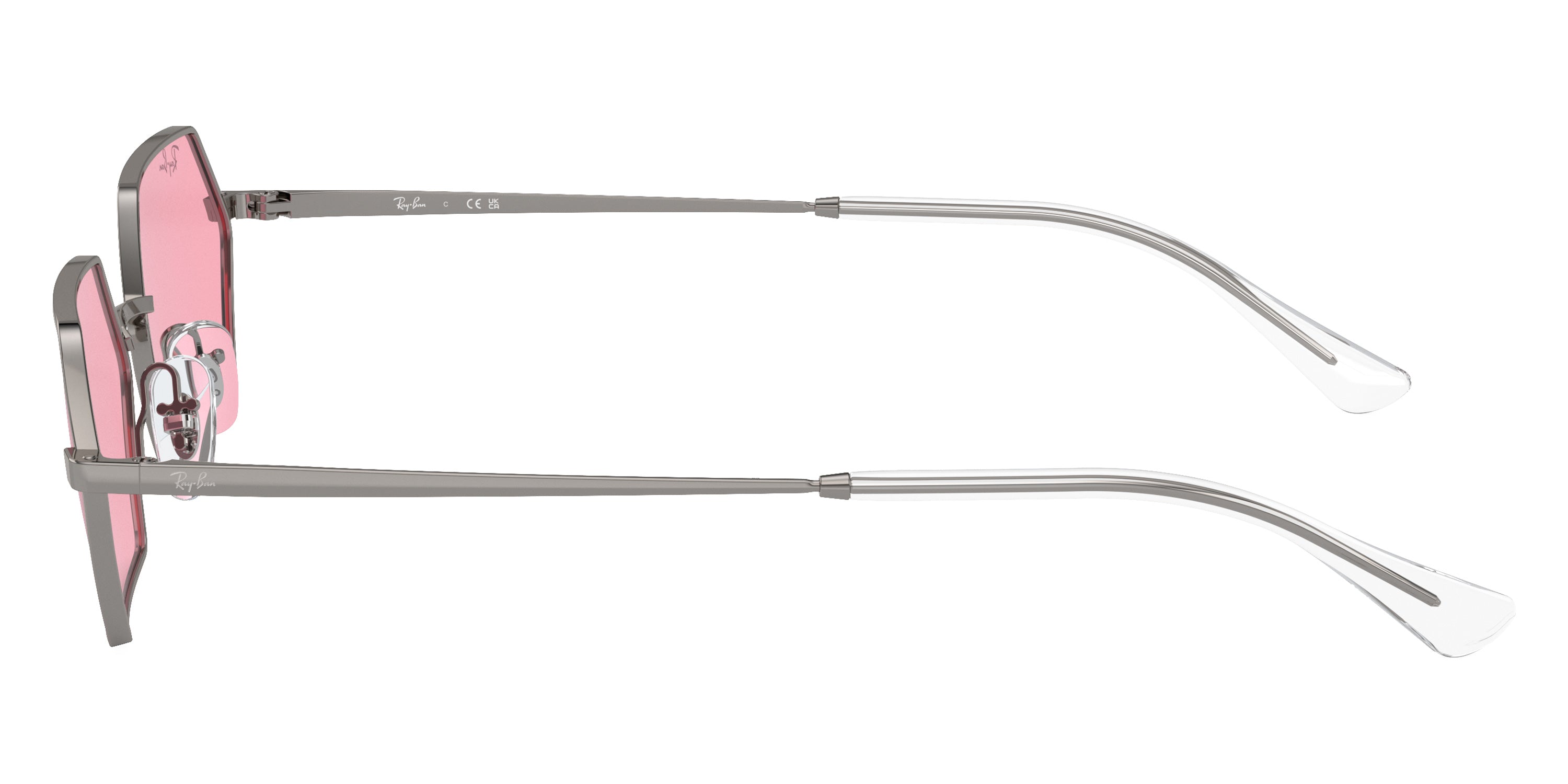 RAY-BAN SUNGLASSES YEVI - RB3728 004/84 58 - Gunmetal