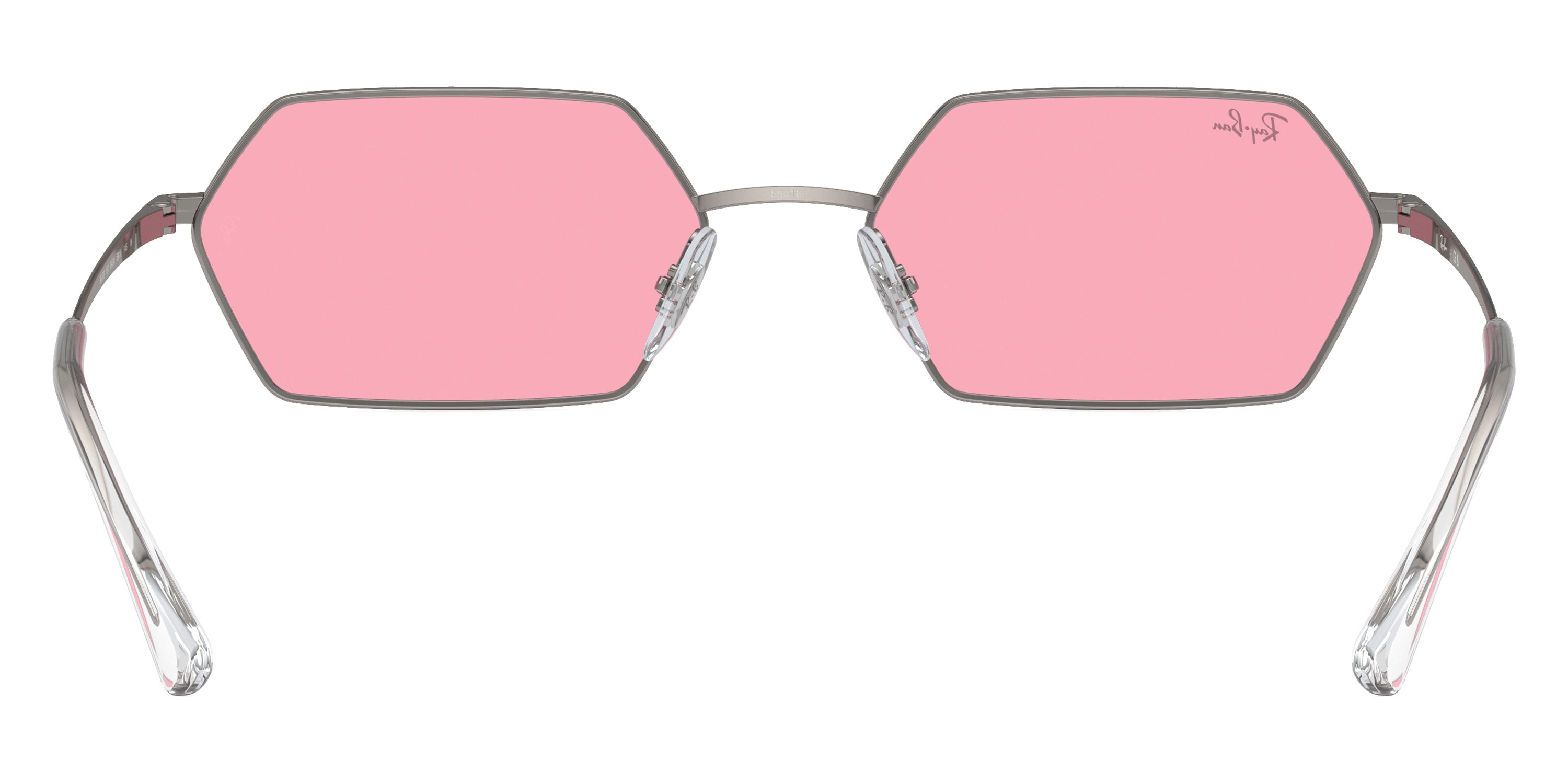 RAY-BAN SUNGLASSES YEVI - RB3728 004/84 58 - Gunmetal