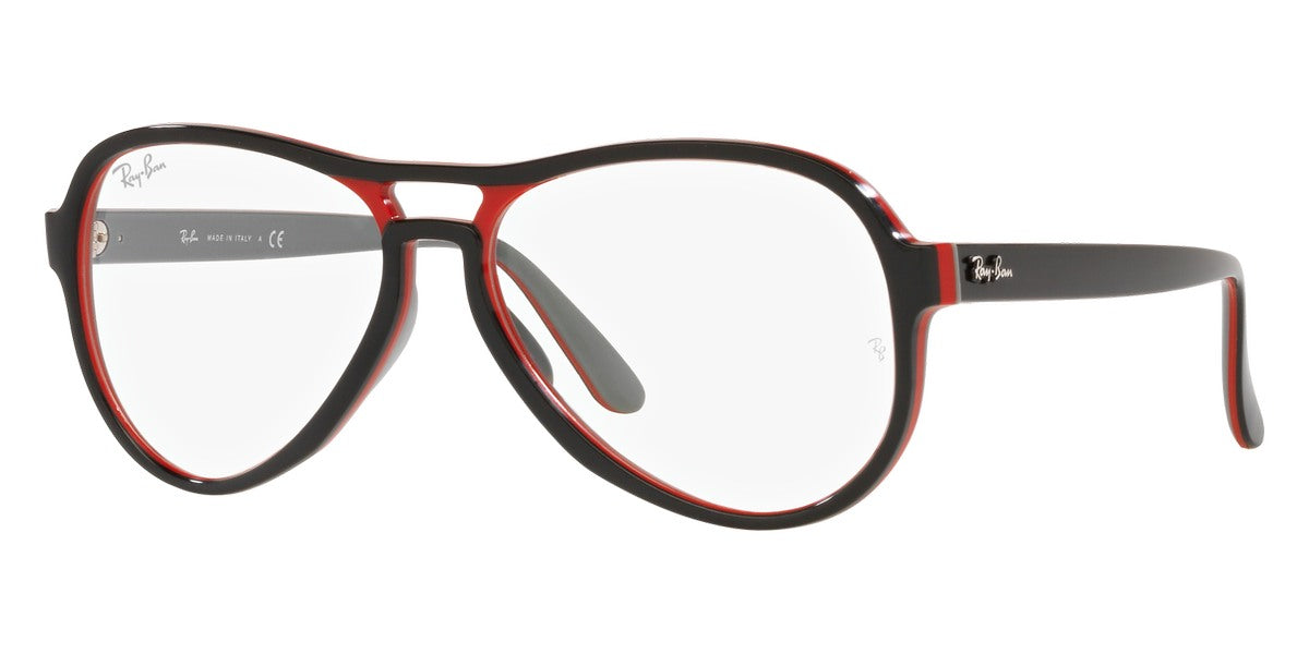 Ray-Ban™ Vagabond RX4355V 8136 58 - Black Red Light Gray