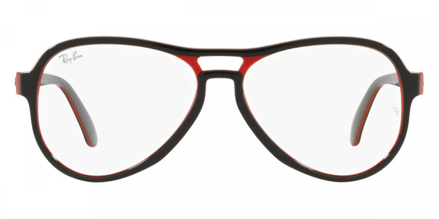 Ray-Ban™ Vagabond RX4355V 8136 58 - Black Red Light Gray