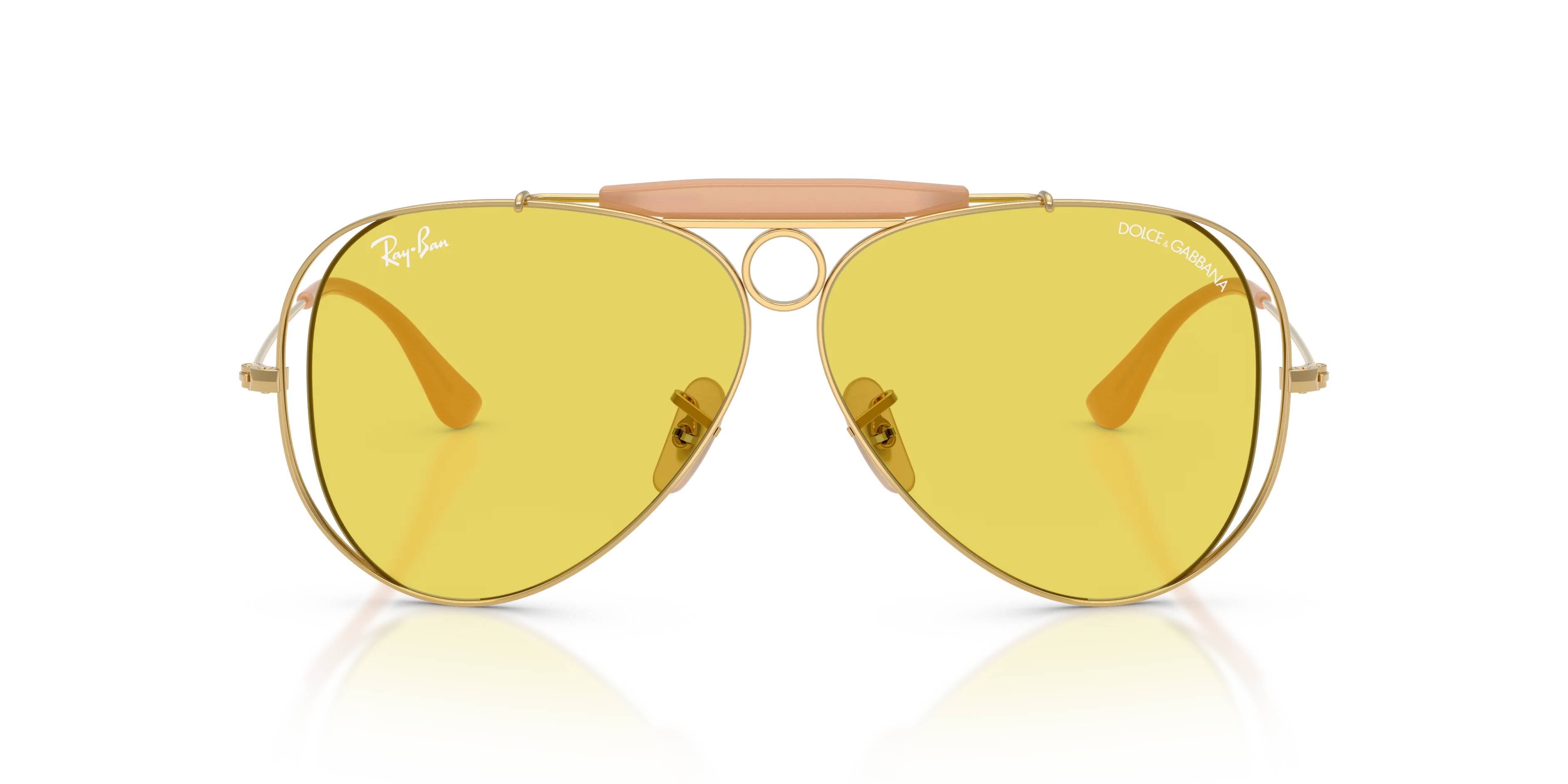 RAY-BAN X DOLCE GABBANA SUNGLASSES AVIATOR SHOOTER - RB3138M 001/85 54