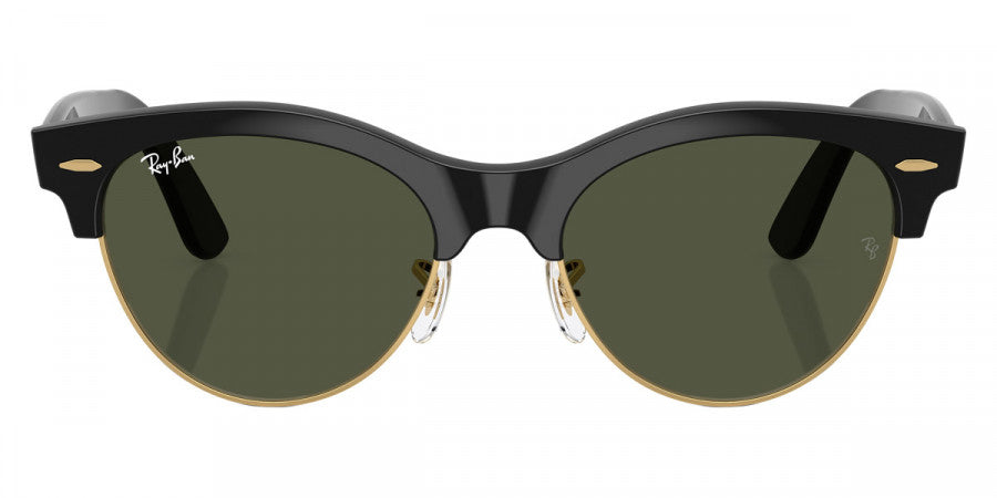 RAY-BAN SUNGLASSES CLUBMASTER WAY - RB2341 901/31 51 - Black on Gold