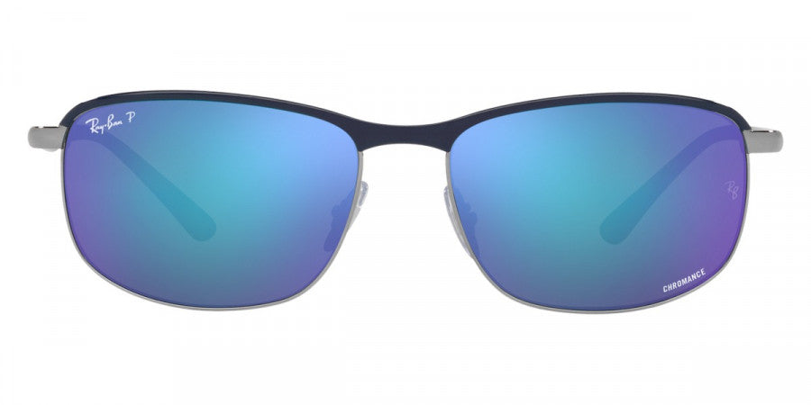 RAY-BAN SUNGLASSES - RB3671CH 92044L 60 - Blue On Gunmetal