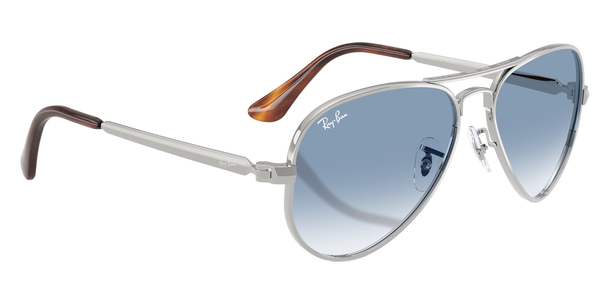 RAY-BAN SUNGLASSES AVIATOR MAX - RB3925 003/3F 62 - Silver
