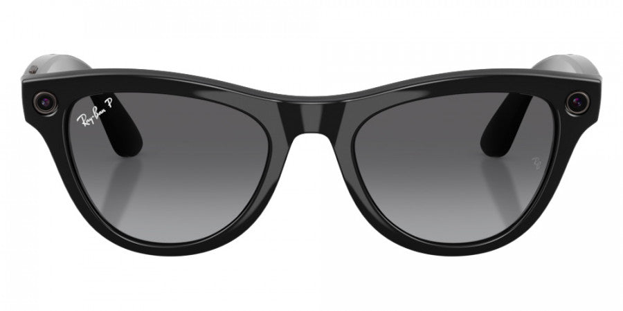 RAY-BAN SUNGLASSES META SKYLER (GEN 2) - RW4014 601/T3 52 - Shiny Black