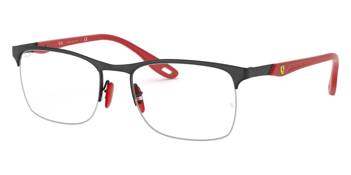 RAY-BAN SCUDERIA FERRARI EYEGLASSES - RX8416M F041 54 - Matte Black On Black
