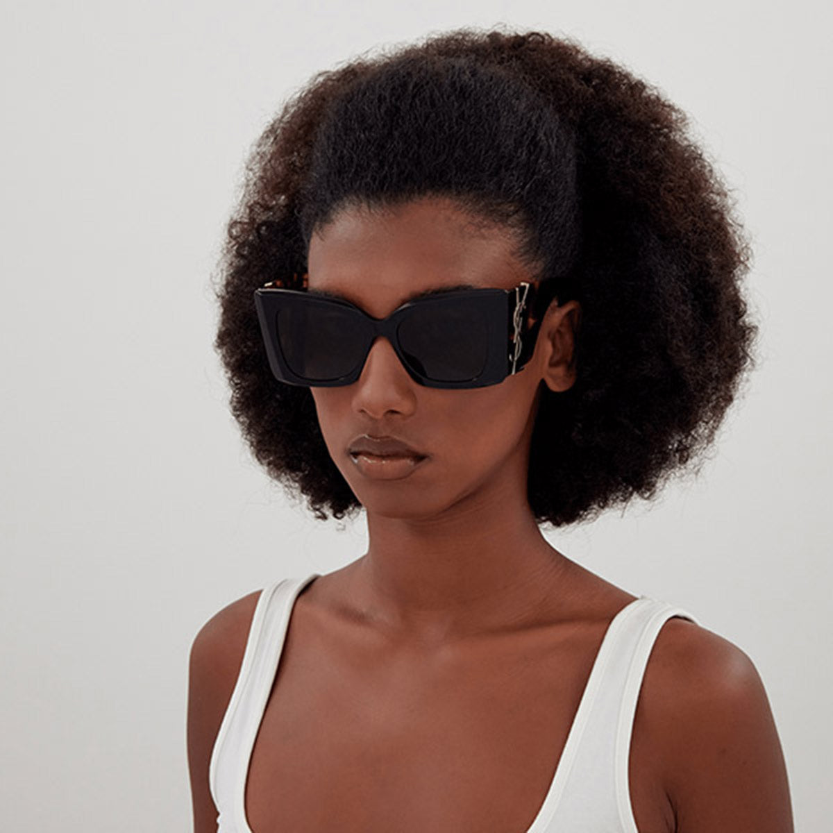 SAINT LAURENT SUNGLASSES YSL - SL M119 BLAZE 001 54 - Black