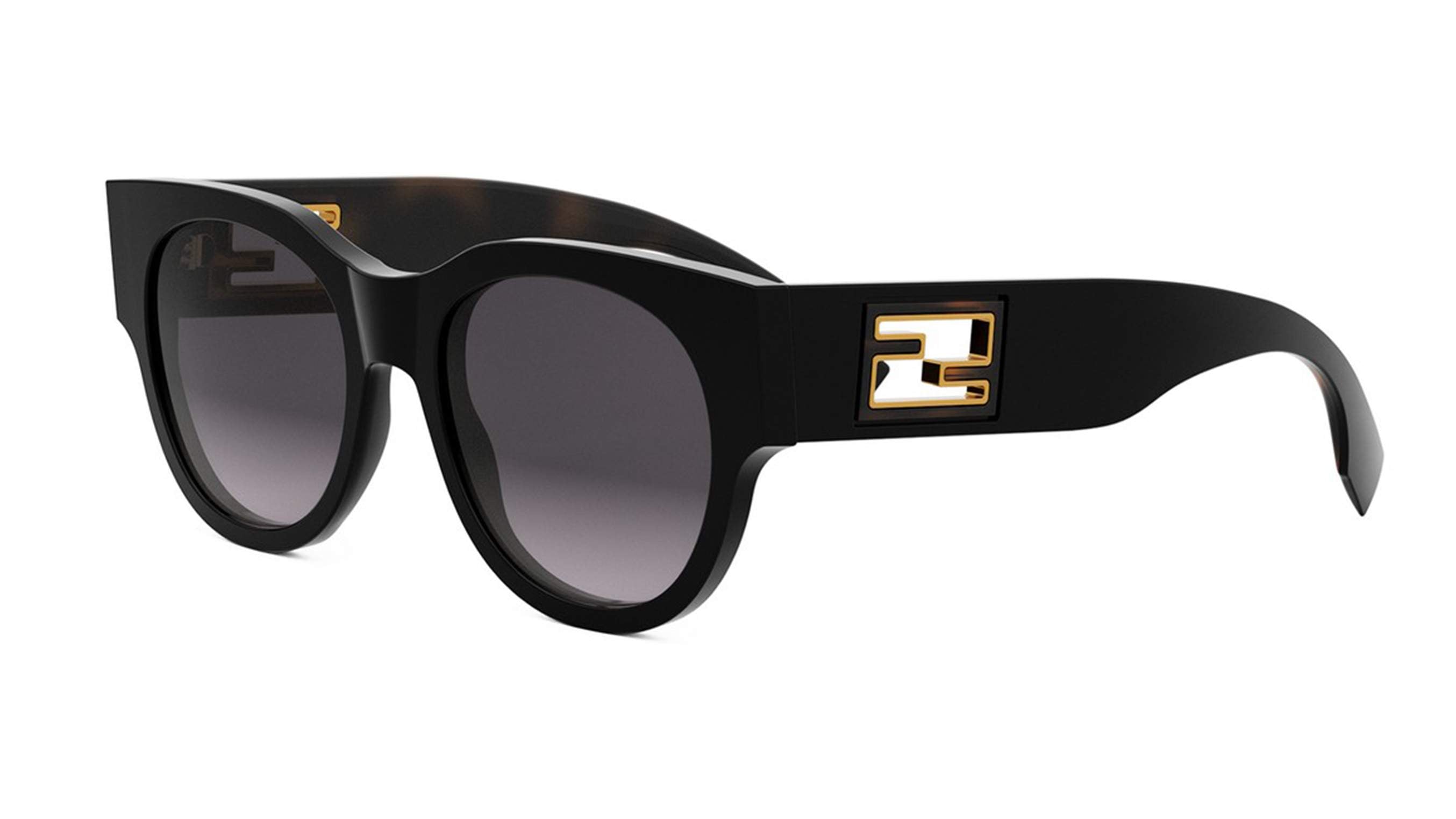 FENDI BAGUETTE SUNGLASSES - FE40147I 01B 53