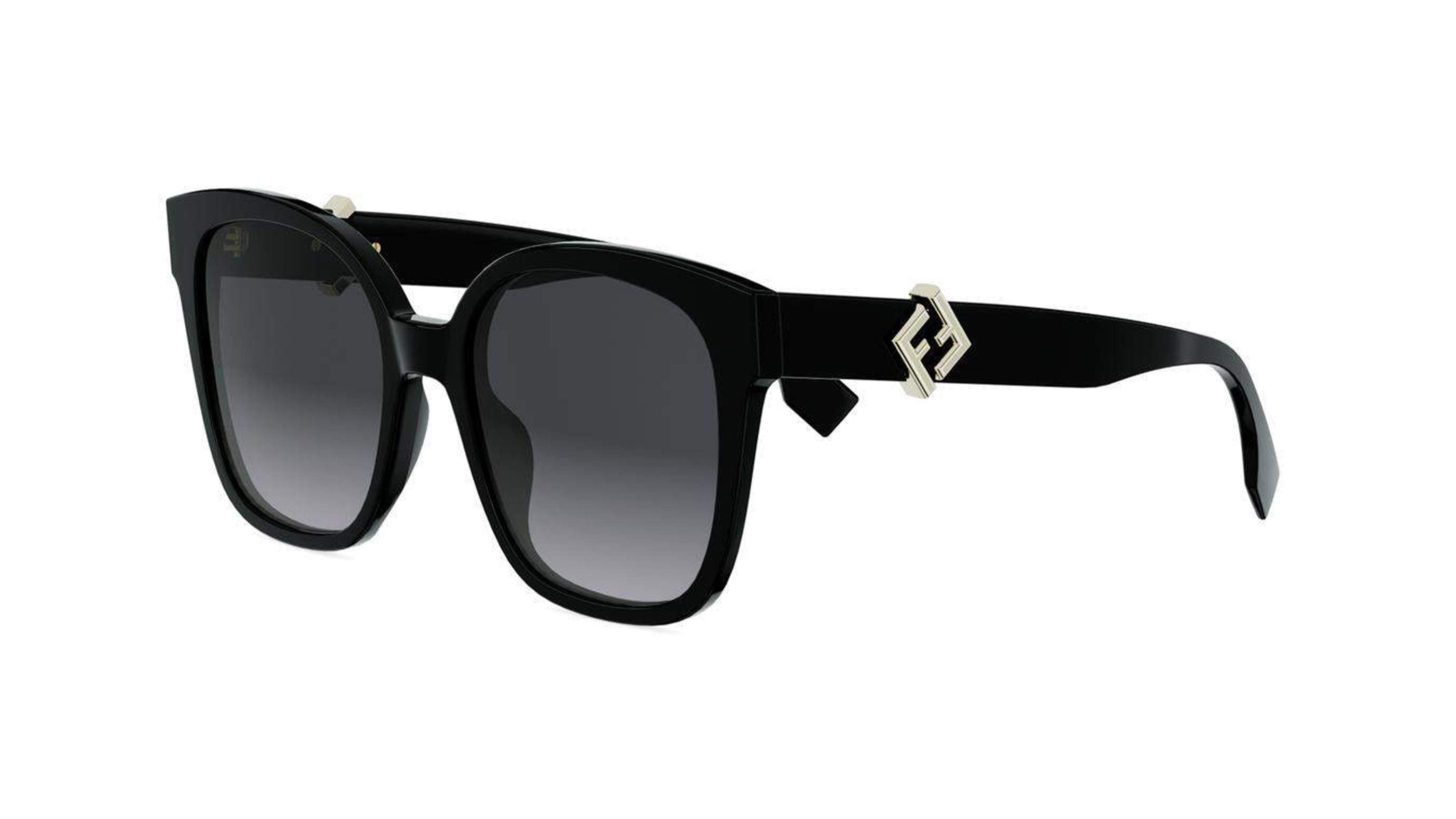 FENDI DIAMONDS SUNGLASSES - FE40186I 01B 55