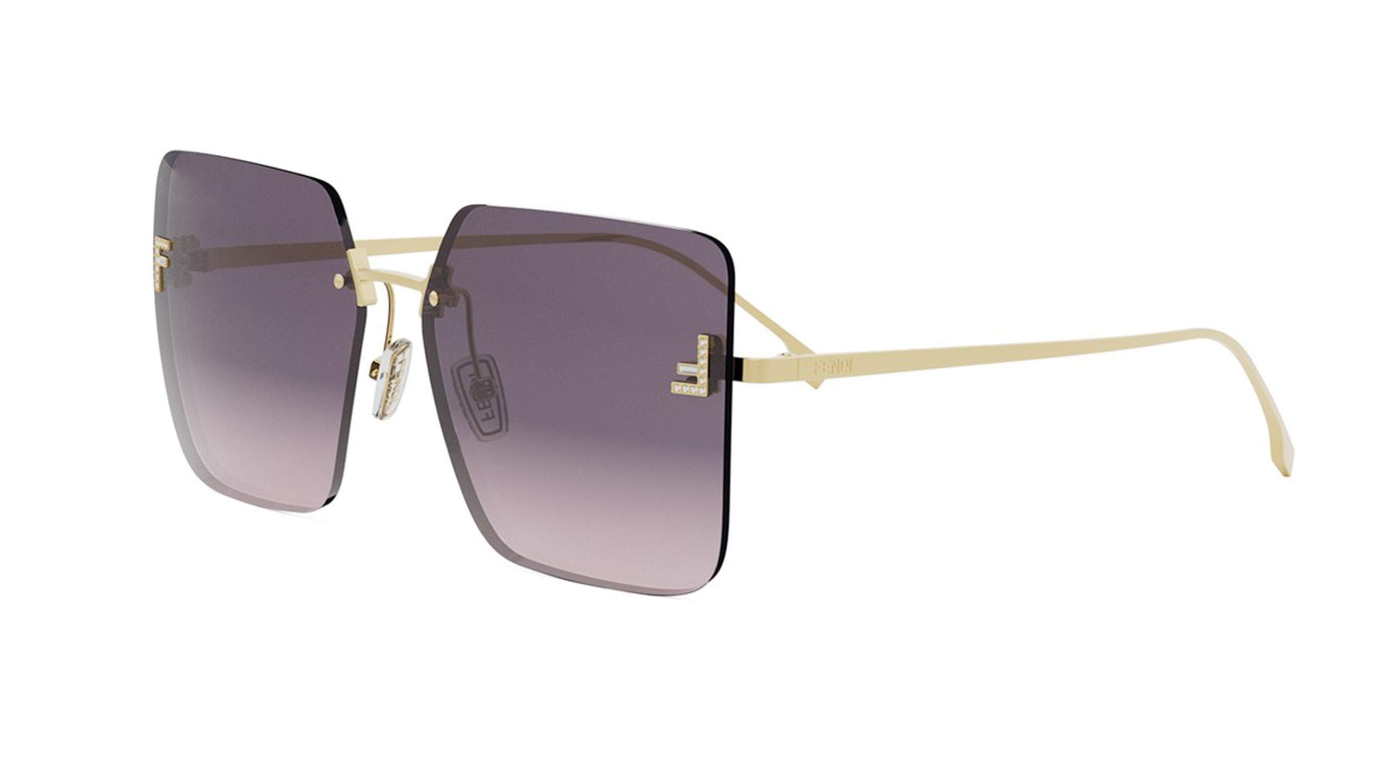 FENDI FIRST CRYSTAL SUNGLASSES - FE4082US 30Y 59
